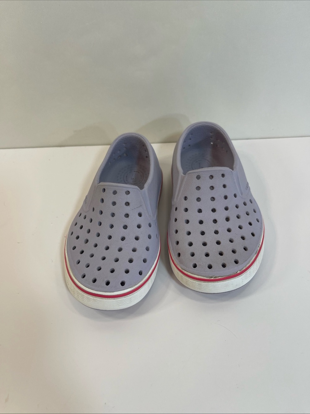 Kids Toddler Native Miles Slip On Sneakers Waterproof Violet Purple Size C7